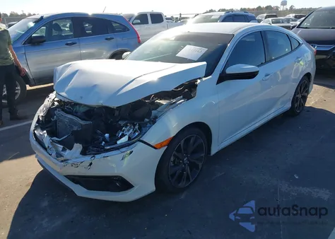 2020 Honda Civic Sport from USA, damaged, VIN 2HGFC2F84L8572197
